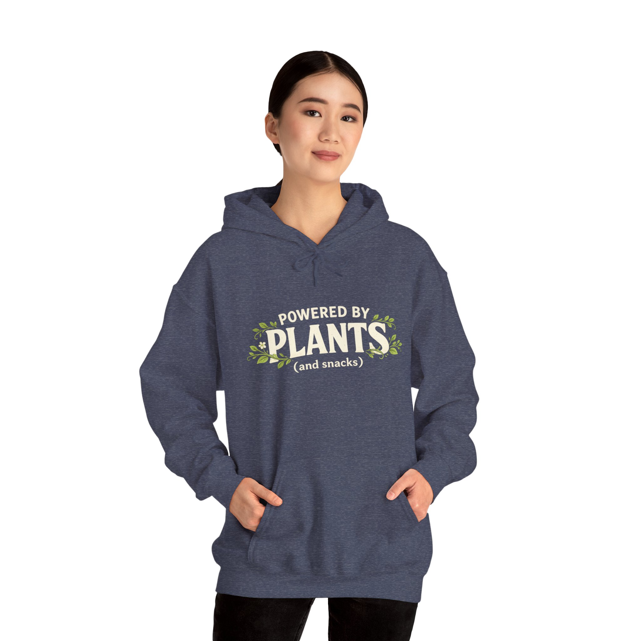 Powered by Plants Hoodie — Vegan Plant Lover Sweatshirt - Image 24