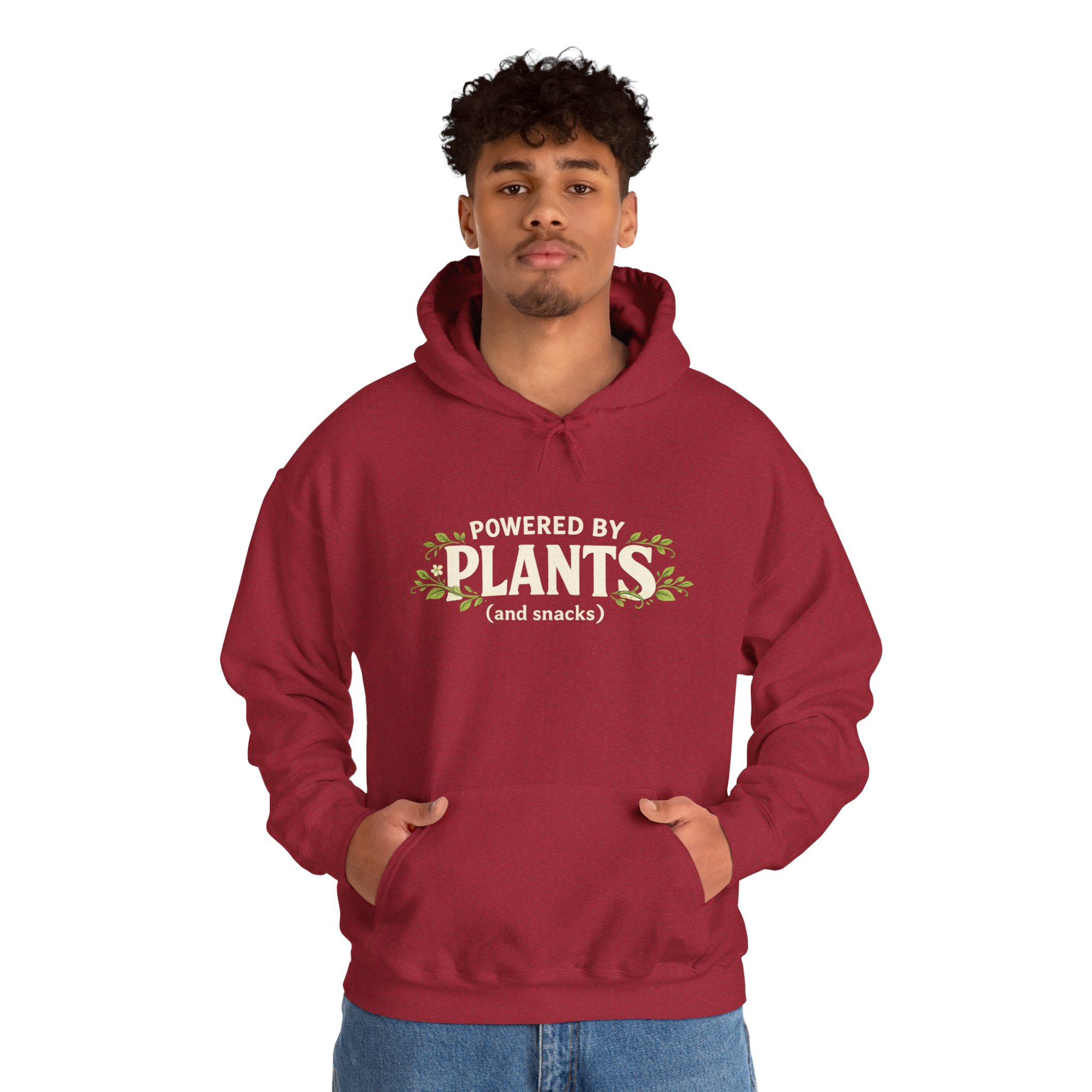 Powered by Plants Hoodie — Vegan Plant Lover Sweatshirt - Image 41