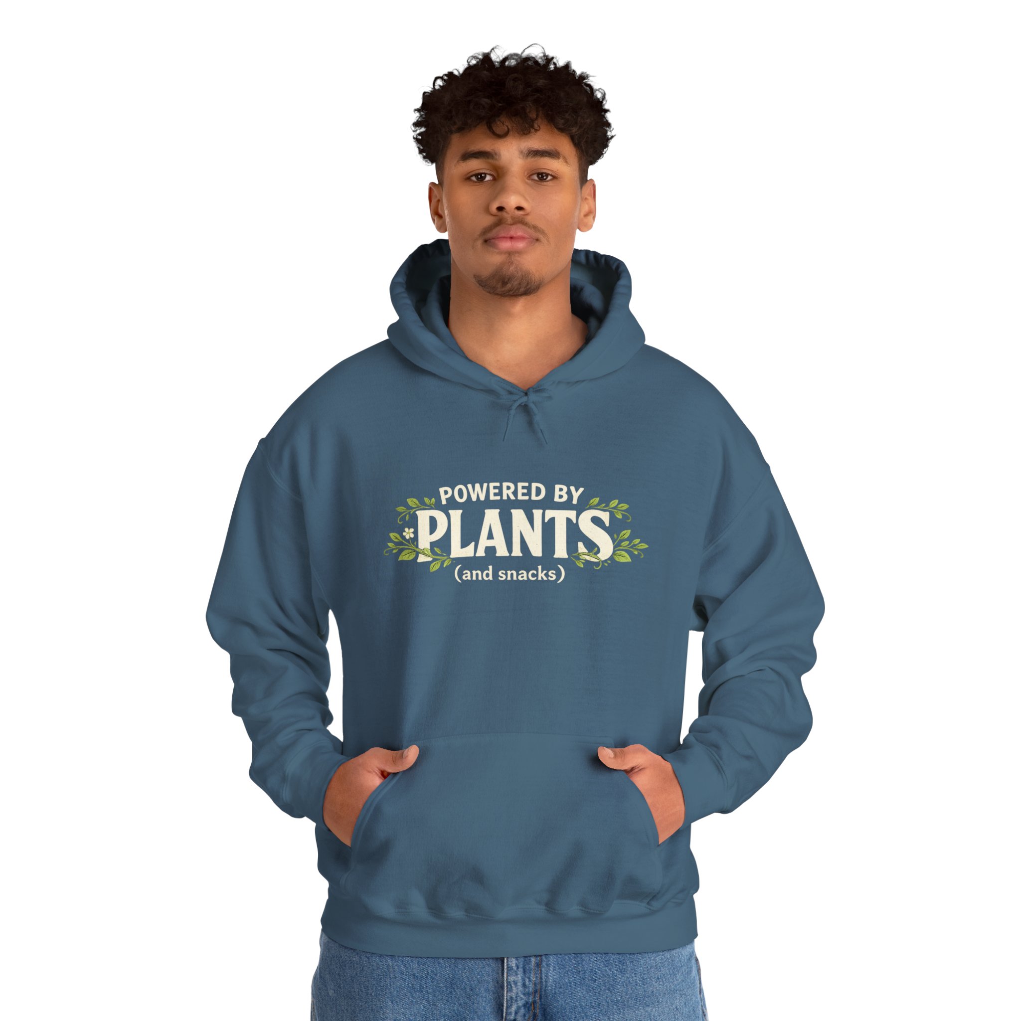 Powered by Plants Hoodie — Vegan Plant Lover Sweatshirt - Image 29