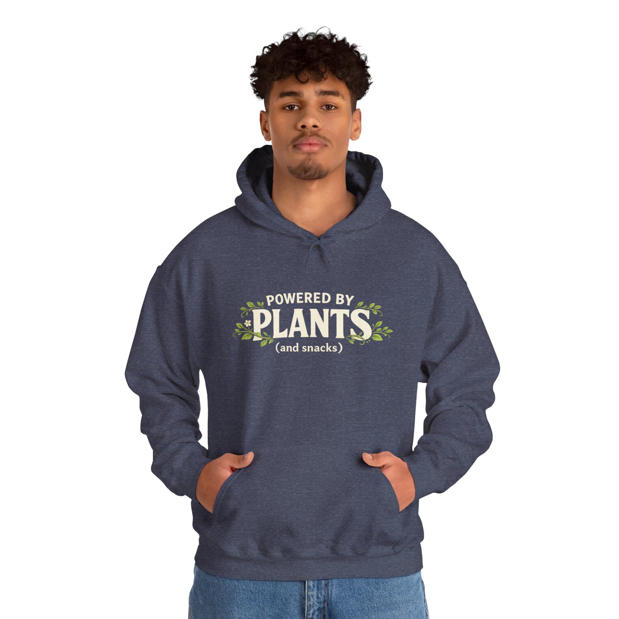 Powered by Plants Hoodie — Vegan Plant Lover Sweatshirt - Image 23