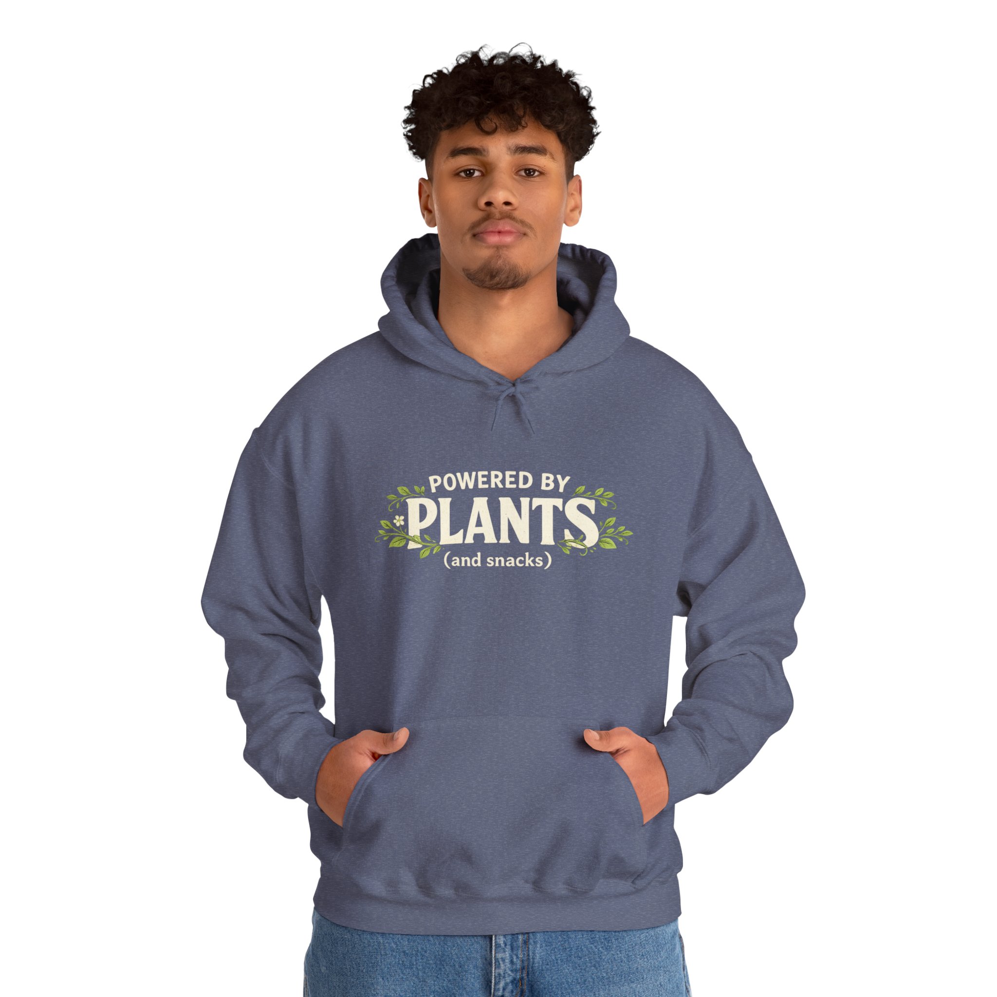 Powered by Plants Hoodie — Vegan Plant Lover Sweatshirt - Image 35