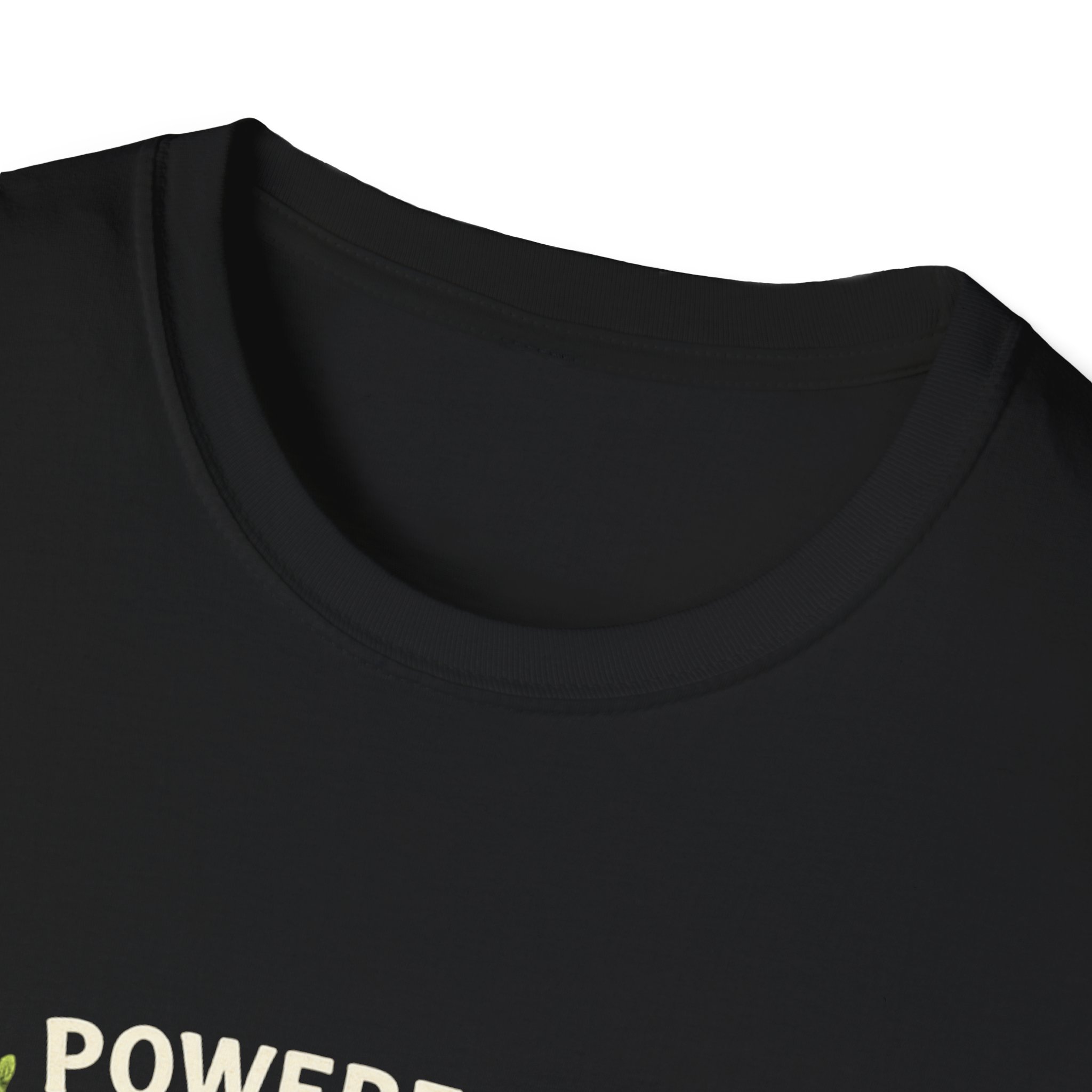 Plant-Powered T-Shirt — "Powered by Plants (and snacks)" Vegan Graphic Tee - Image 3