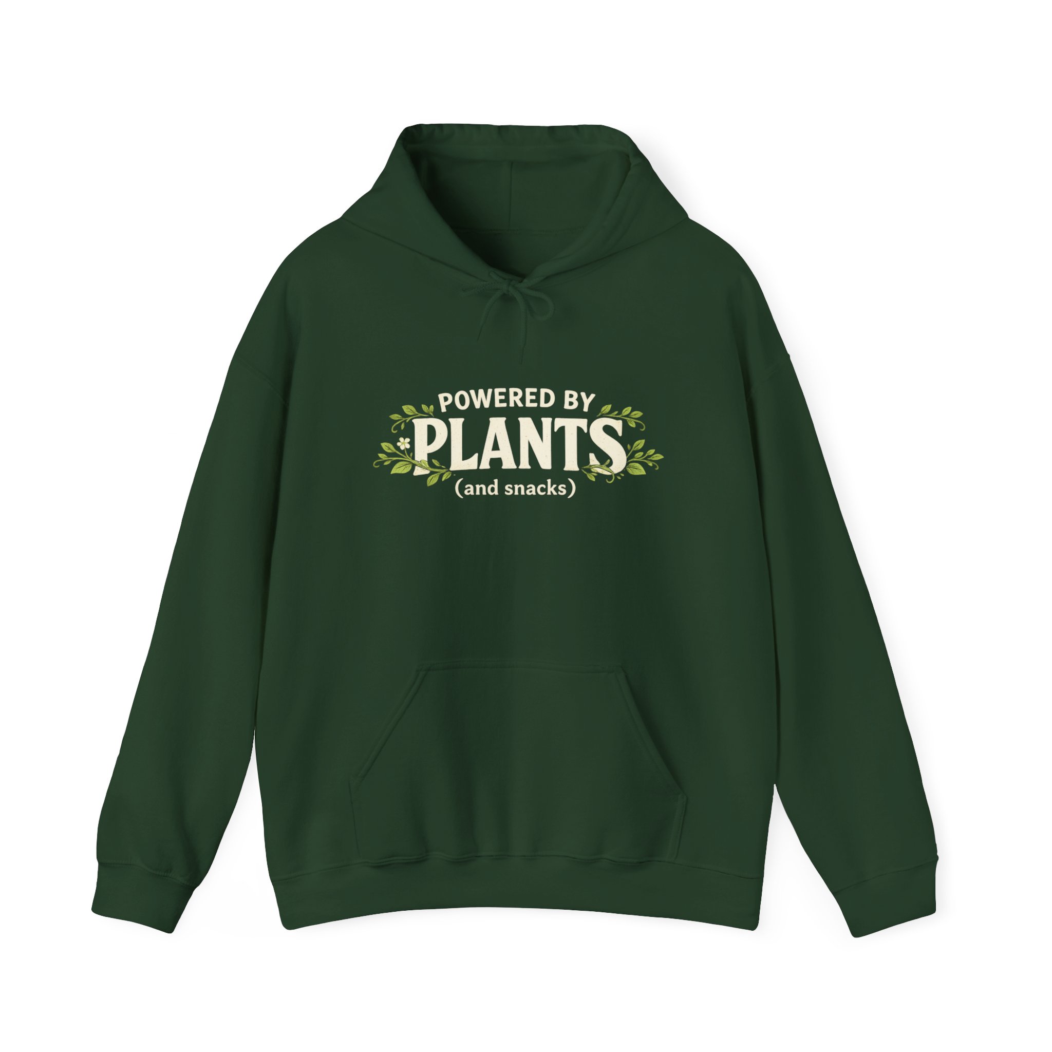 Powered by Plants Hoodie — Vegan Plant Lover Sweatshirt - Image 13