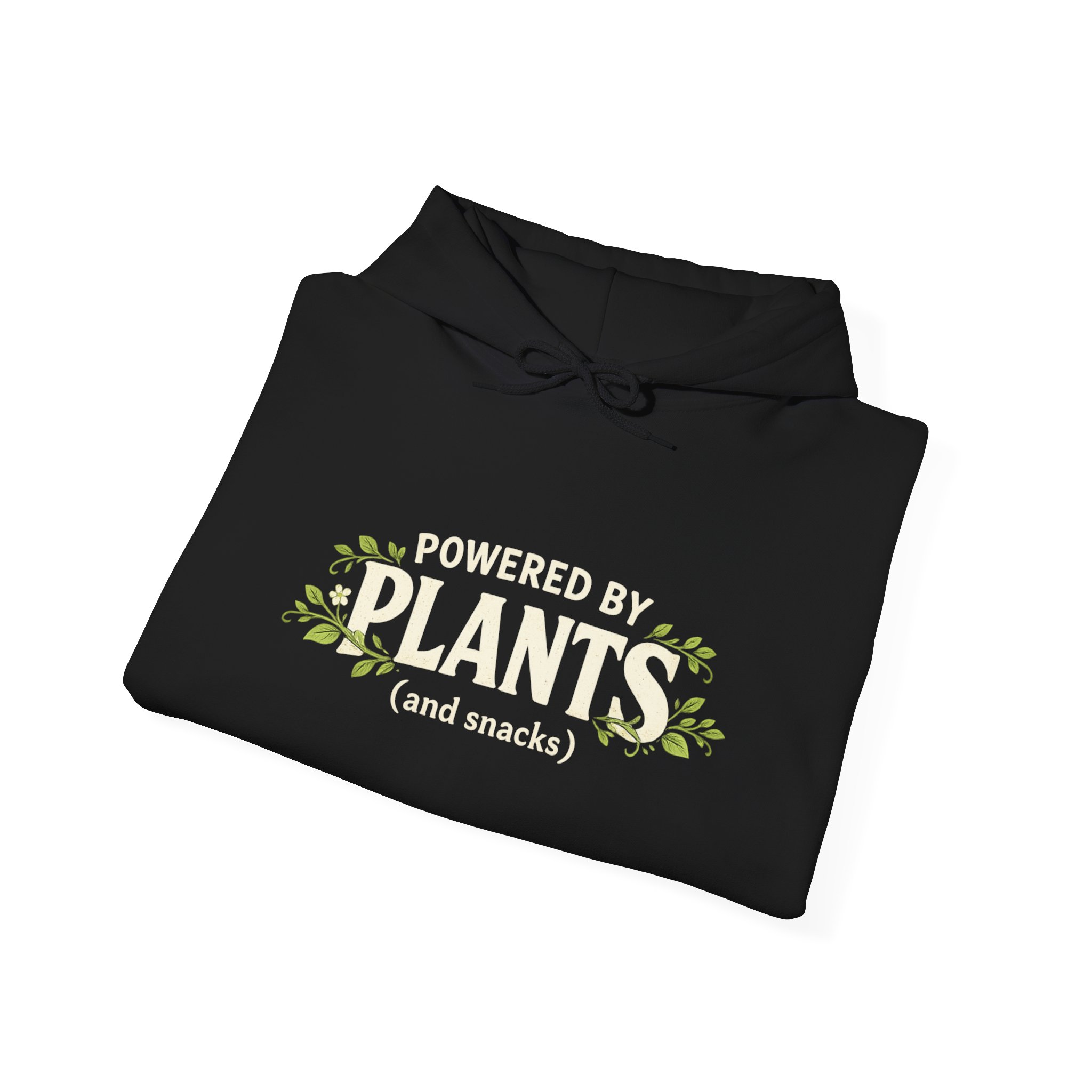 Powered by Plants Hoodie — Vegan Plant Lover Sweatshirt - Image 4