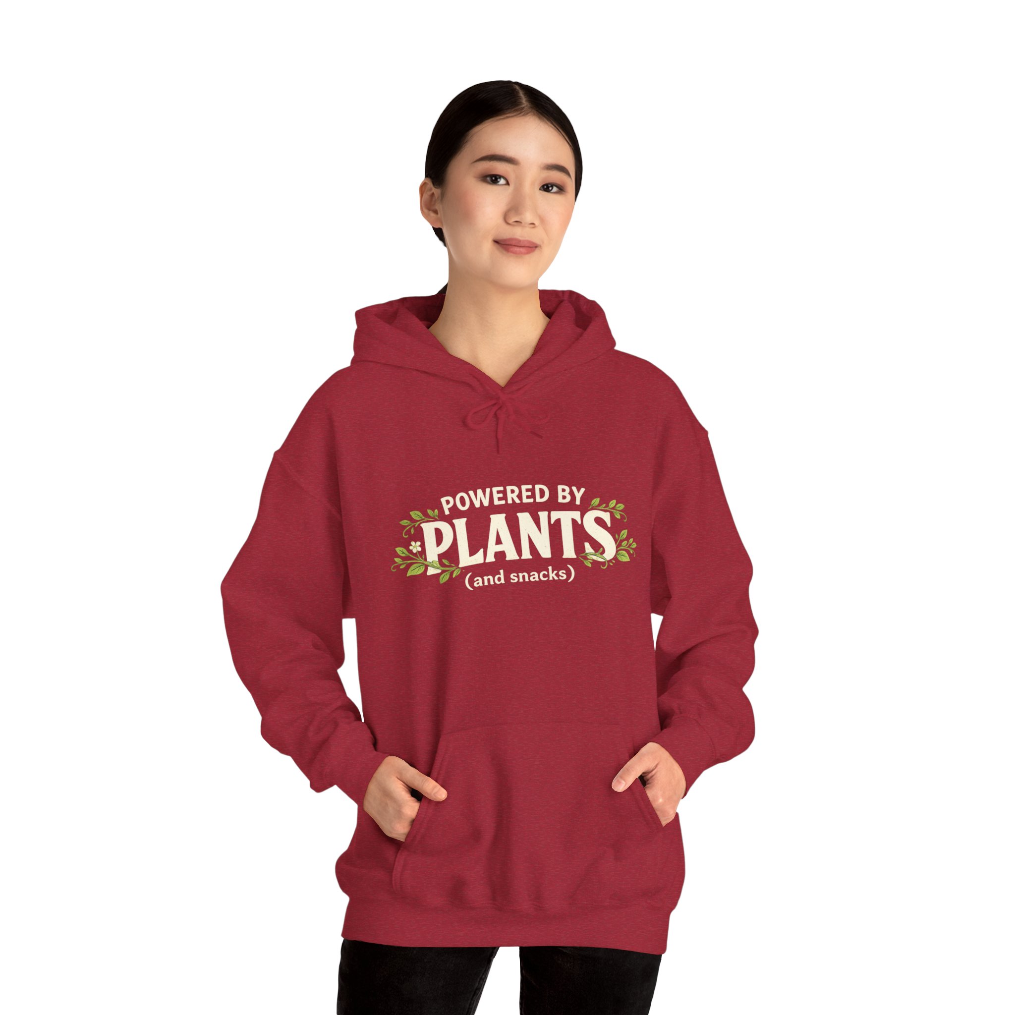 Powered by Plants Hoodie — Vegan Plant Lover Sweatshirt - Image 42