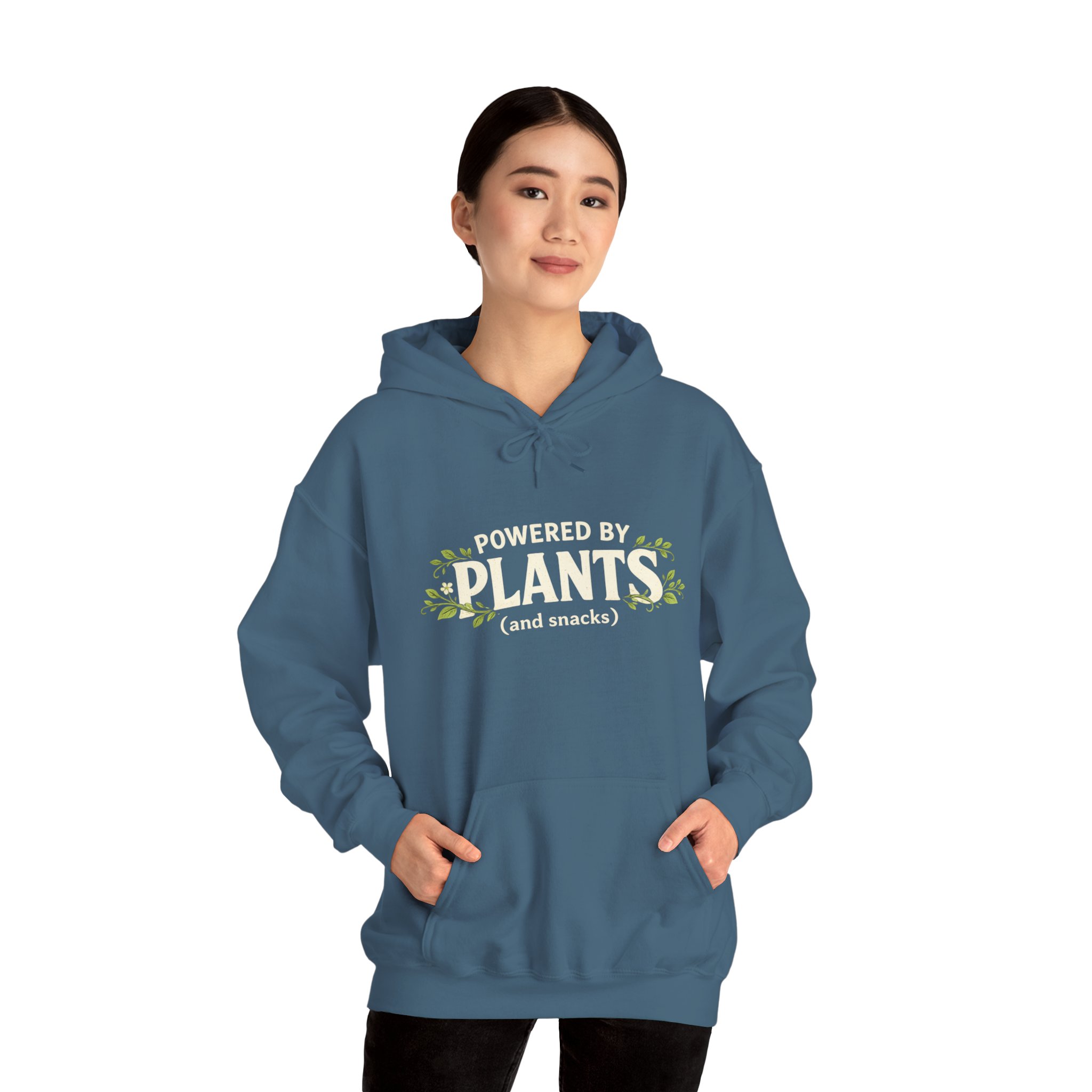 Powered by Plants Hoodie — Vegan Plant Lover Sweatshirt - Image 30