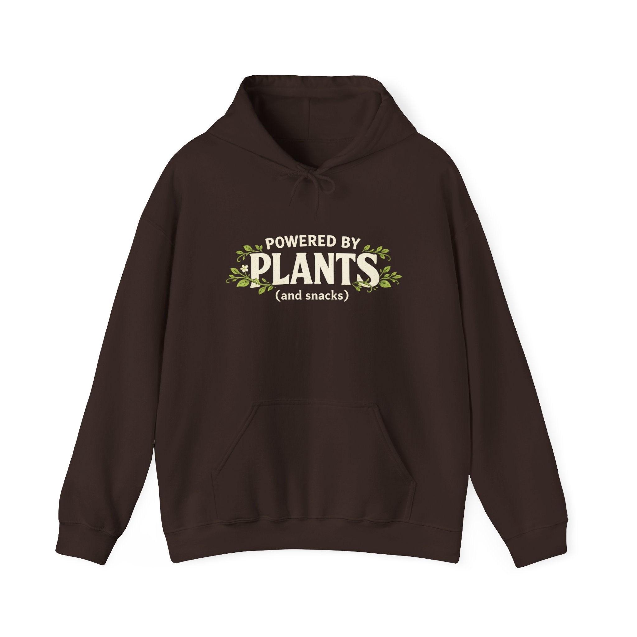 Powered by Plants Hoodie — Vegan Plant Lover Sweatshirt - Image 7