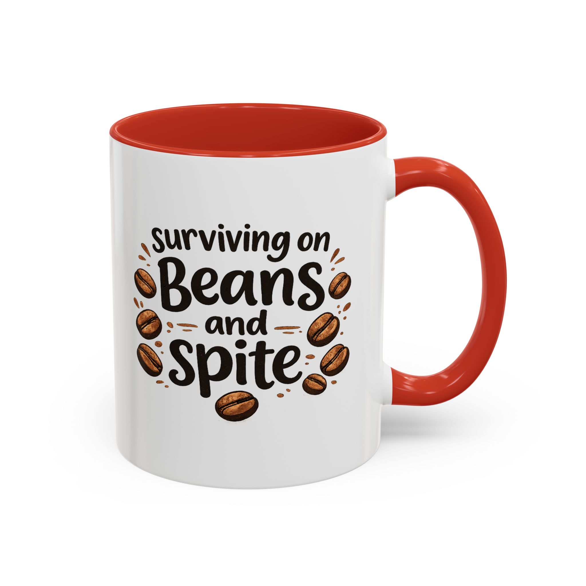 'Beans and Spite' Ceramic Coffee Cup (11/15oz) - Image 17