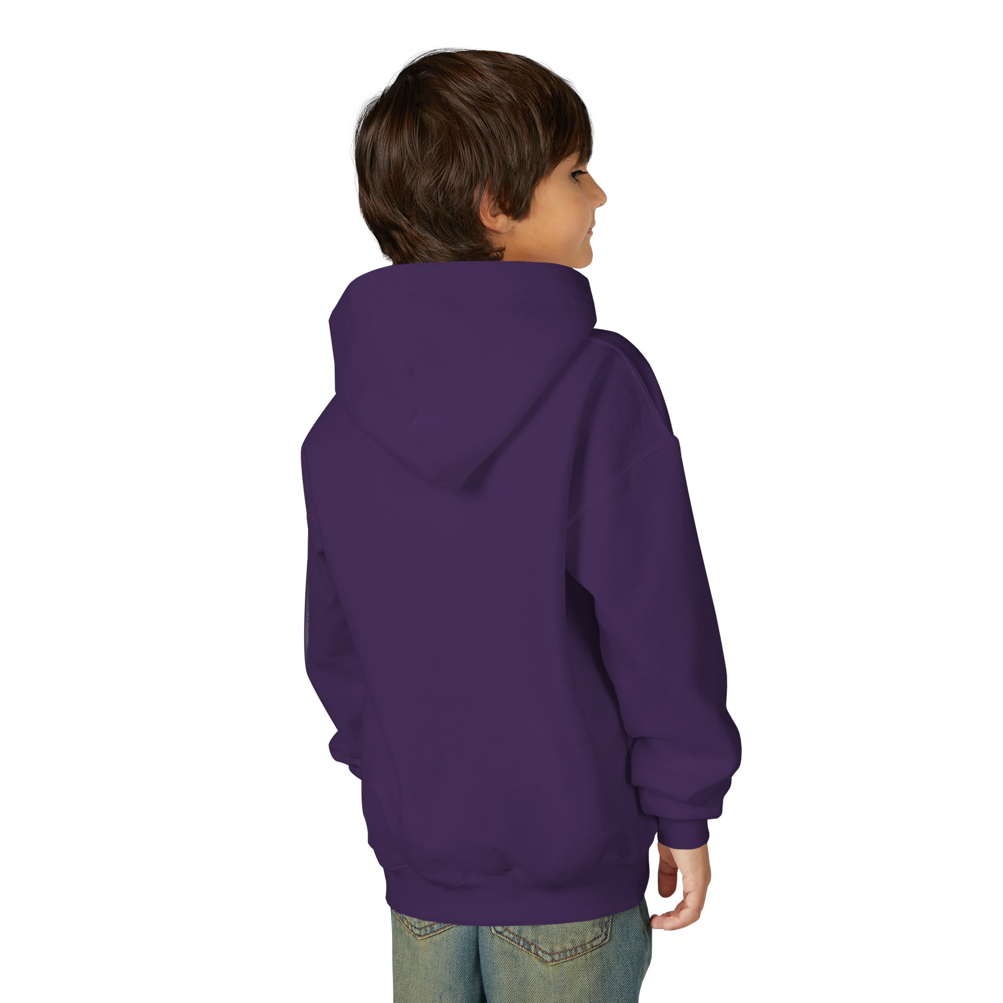 Youth Hoodie - "Powered by Plants (and snacks)" Kids Vegan Sweatshirt - Image 64