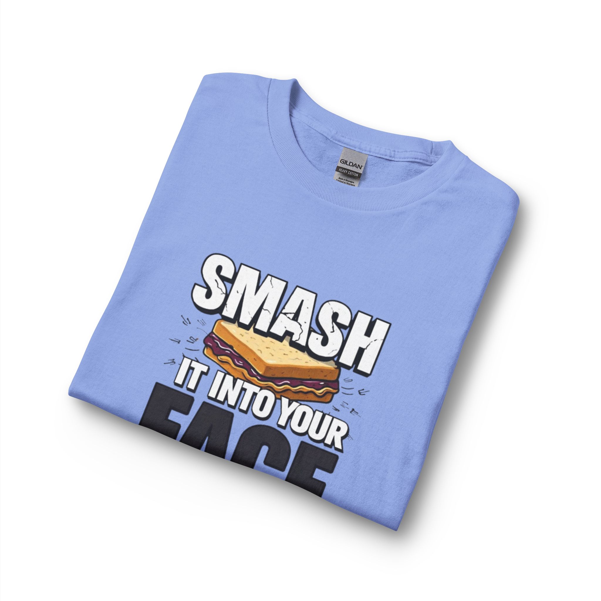 Long Sleeve T-Shirt — "Smash It Into Your Face" Sandwich Graphic - Image 19