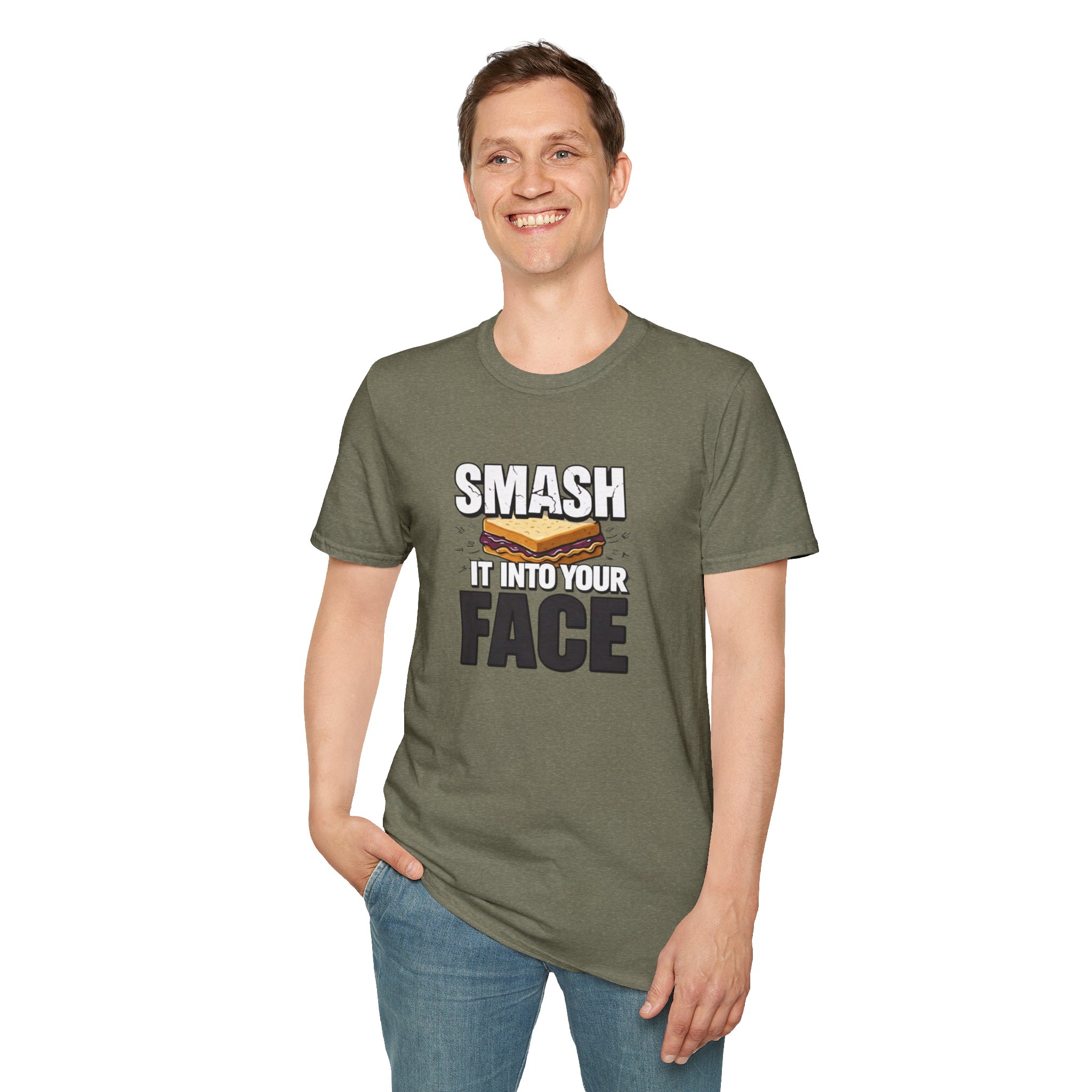 Smash It Into Your Face T-Shirt — Bold Graphic Statement Tee - Image 25