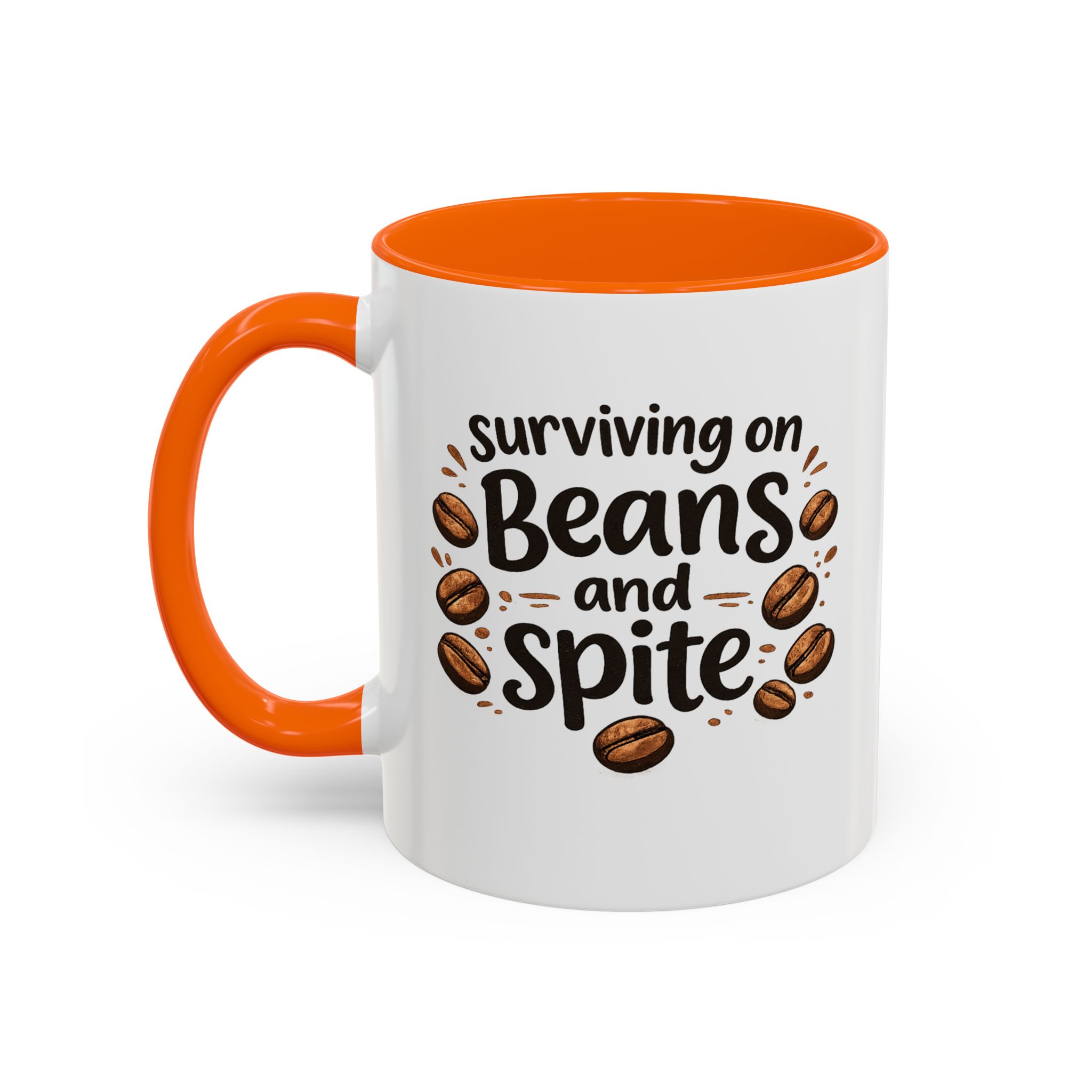 'Beans and Spite' Ceramic Coffee Cup (11/15oz) - Image 28