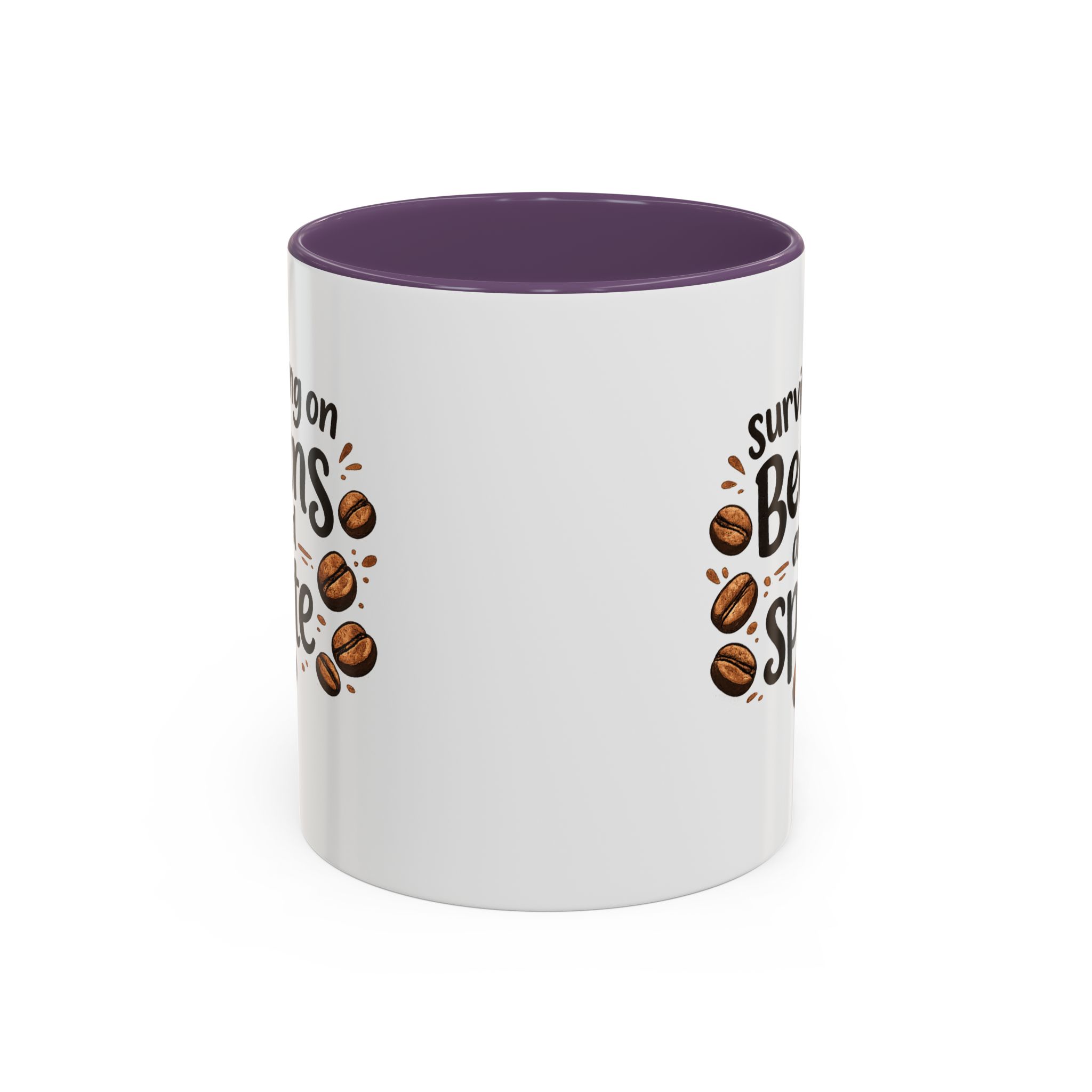 'Beans and Spite' Ceramic Coffee Cup (11/15oz) - Image 41