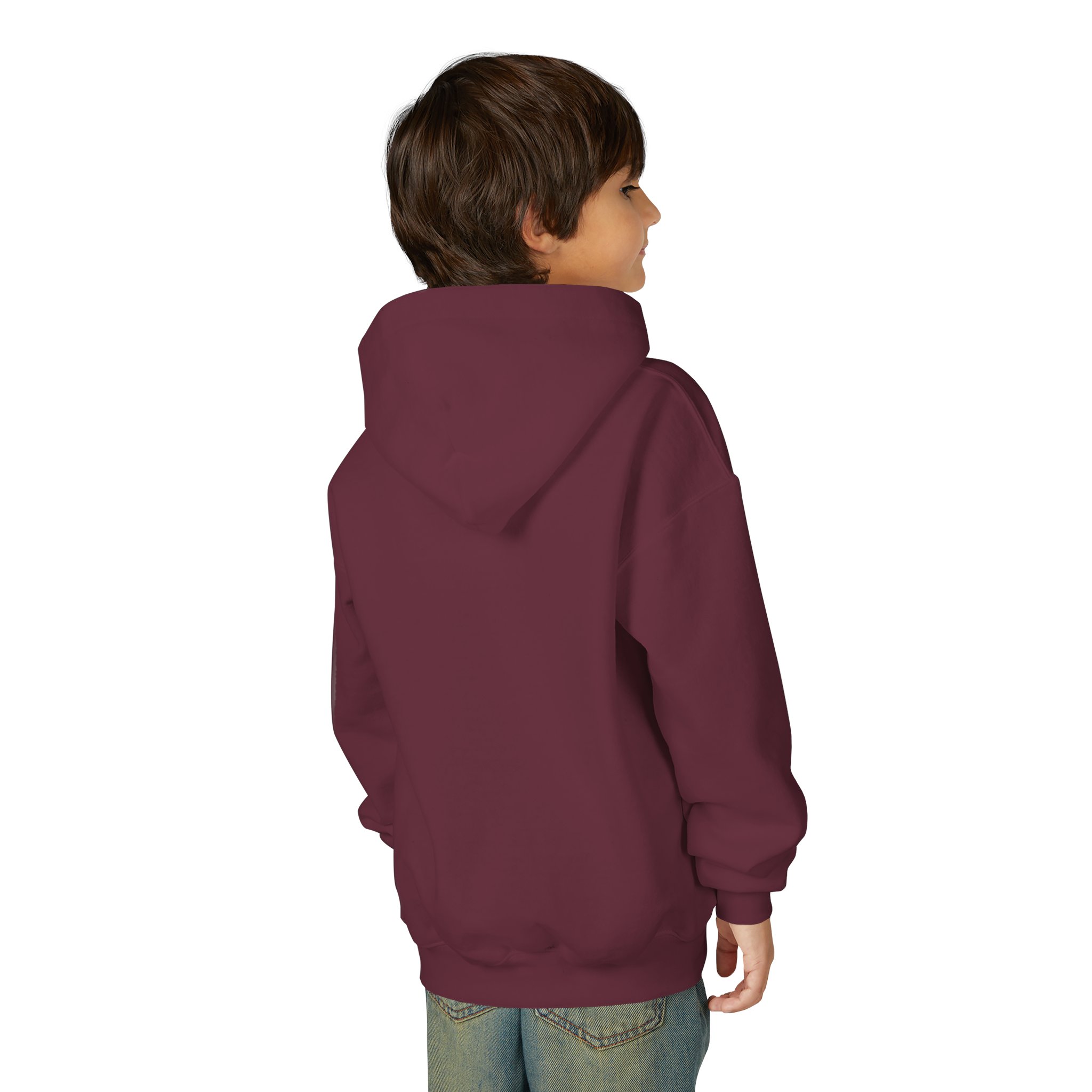 Youth Hoodie - "Powered by Plants (and snacks)" Kids Vegan Sweatshirt - Image 22