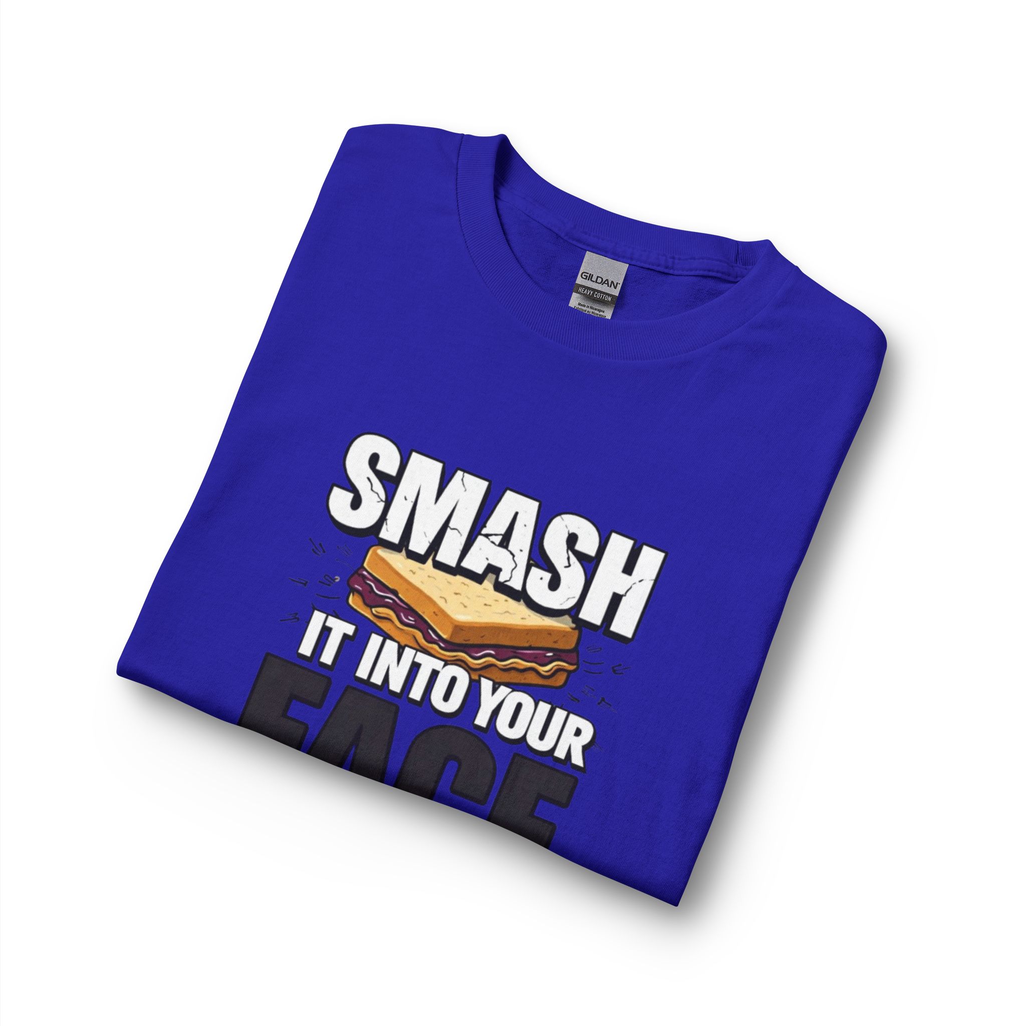 Long Sleeve T-Shirt — "Smash It Into Your Face" Sandwich Graphic - Image 23