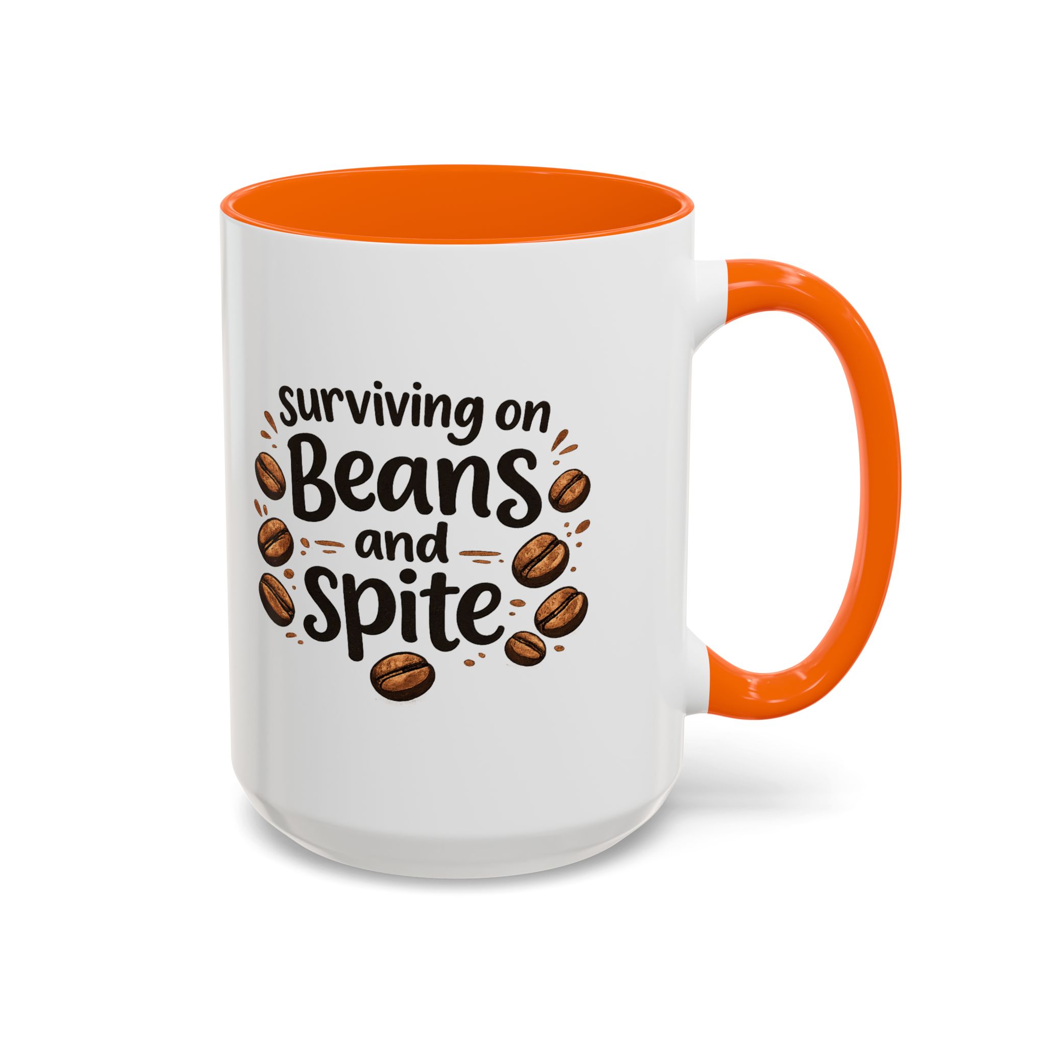 'Beans and Spite' Ceramic Coffee Cup (11/15oz) - Image 67