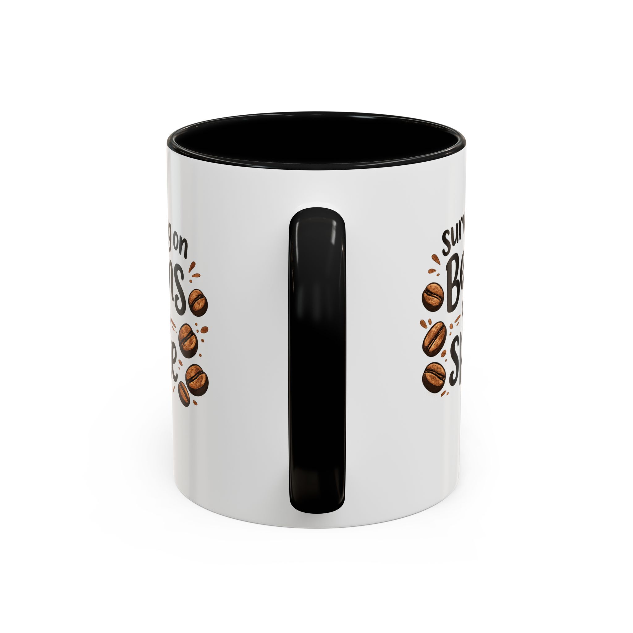 'Beans and Spite' Ceramic Coffee Cup (11/15oz) - Image 4