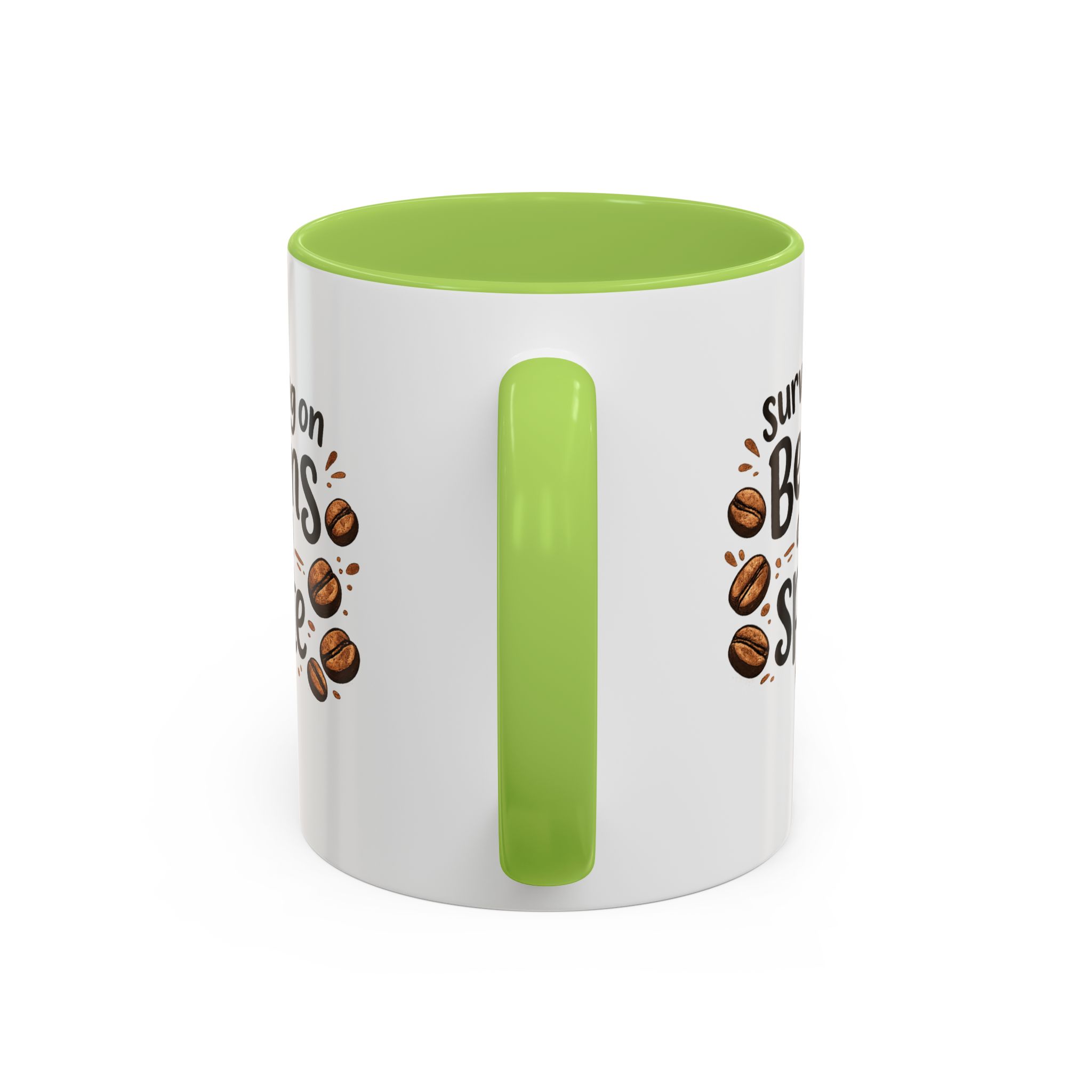 'Beans and Spite' Ceramic Coffee Cup (11/15oz) - Image 39
