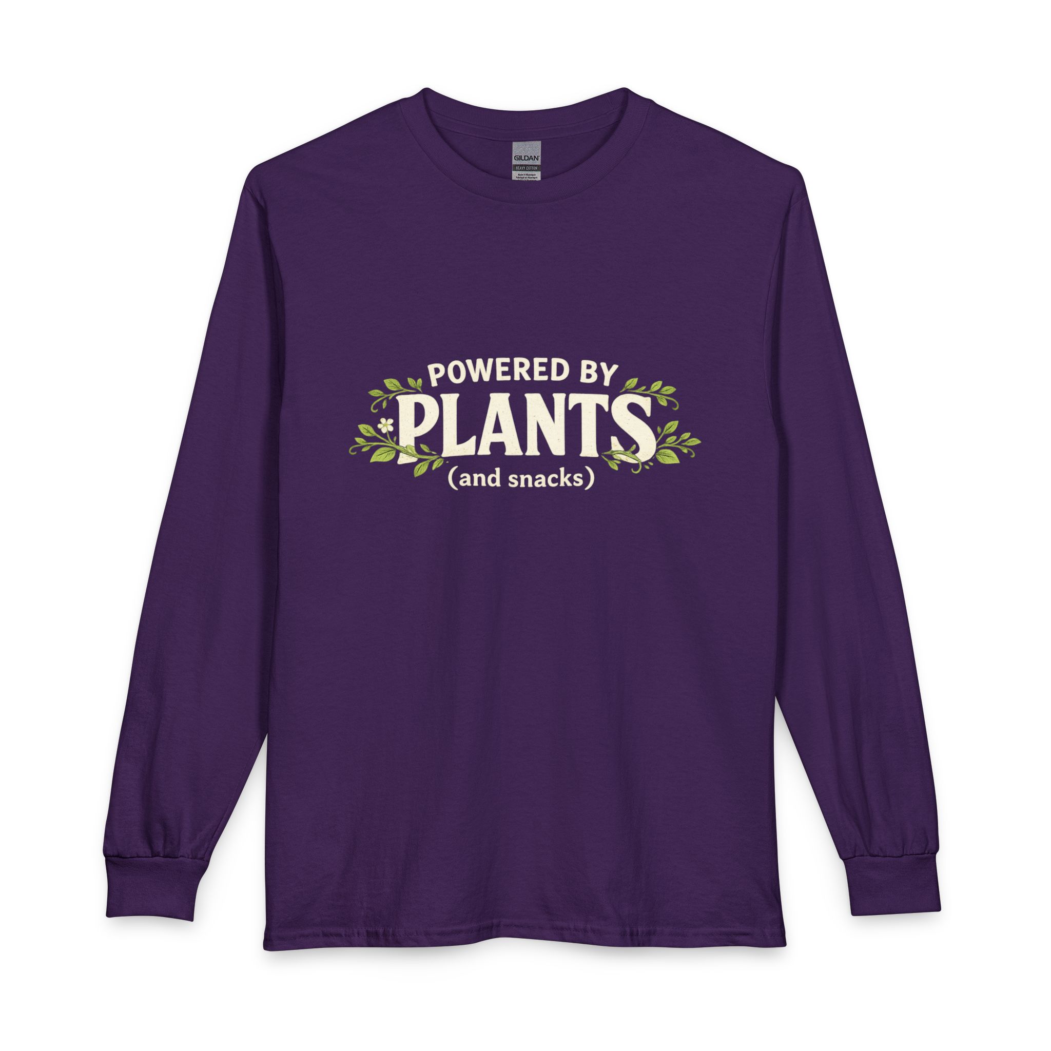 Powered by Plants Long Sleeve Tee — Vegan Plant-Based Shirt - Image 29