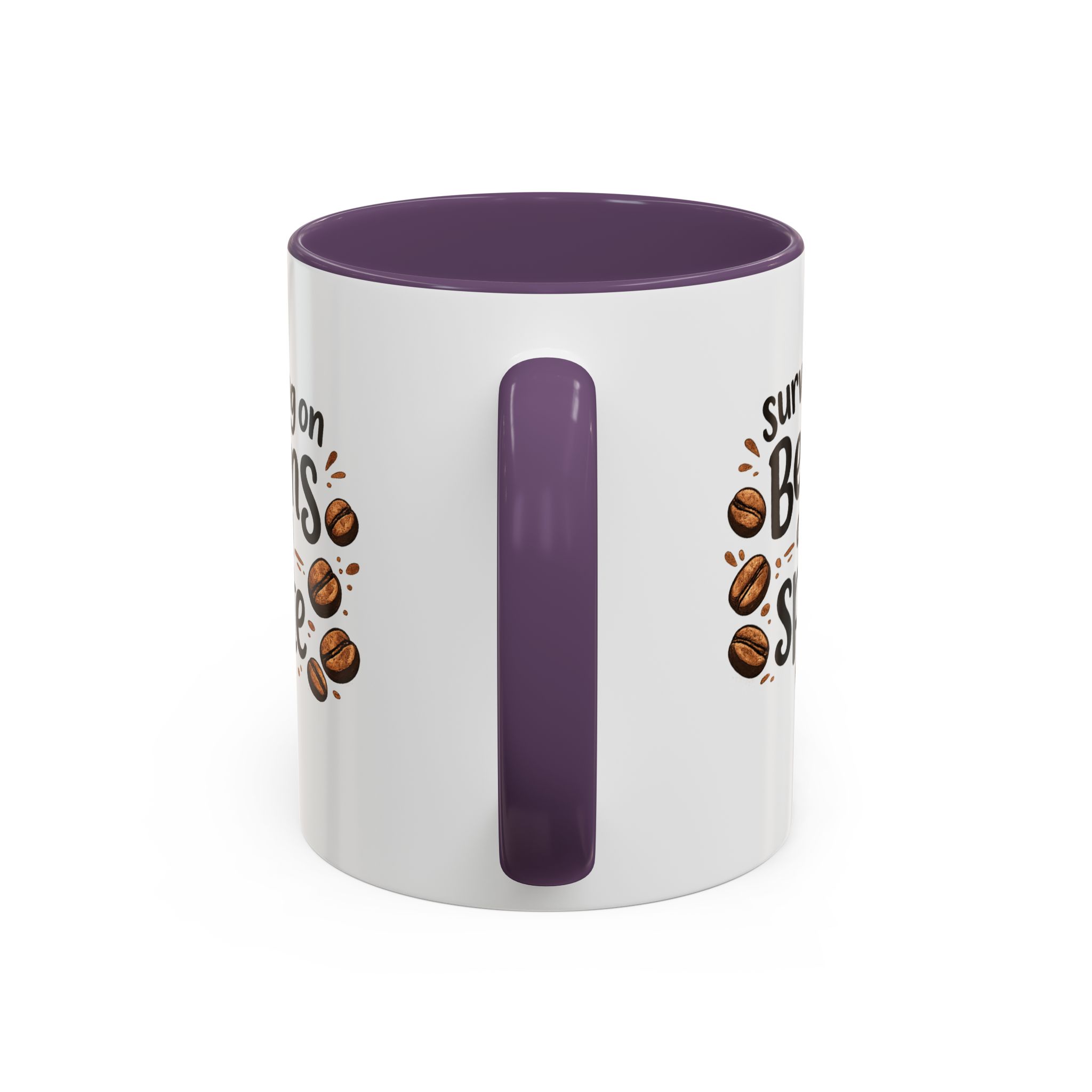 'Beans and Spite' Ceramic Coffee Cup (11/15oz) - Image 44