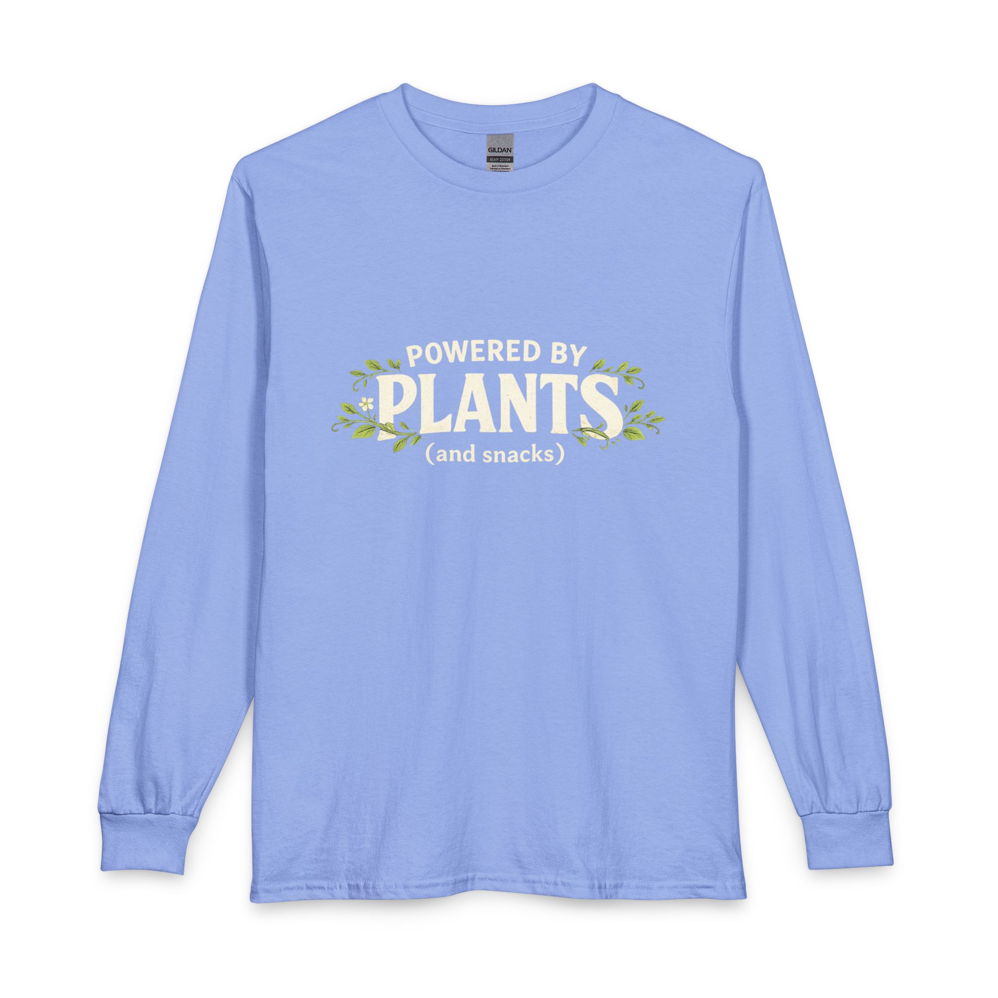 Powered by Plants Long Sleeve Tee — Vegan Plant-Based Shirt - Image 17