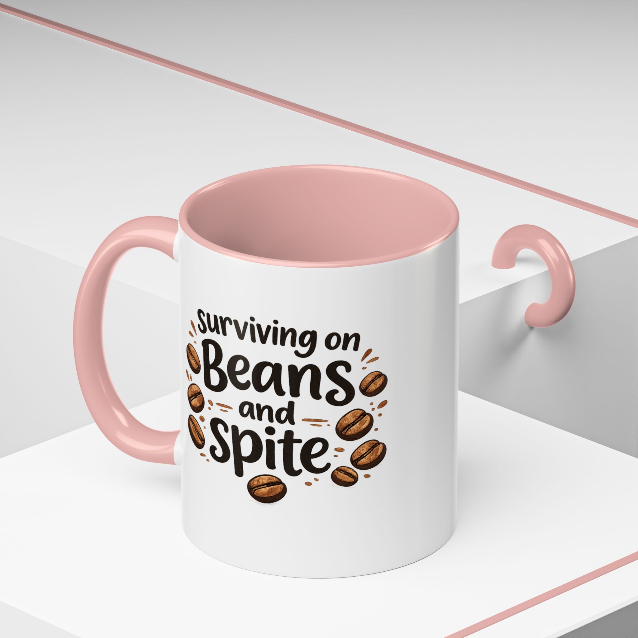 'Beans and Spite' Ceramic Coffee Cup (11/15oz) - Image 15