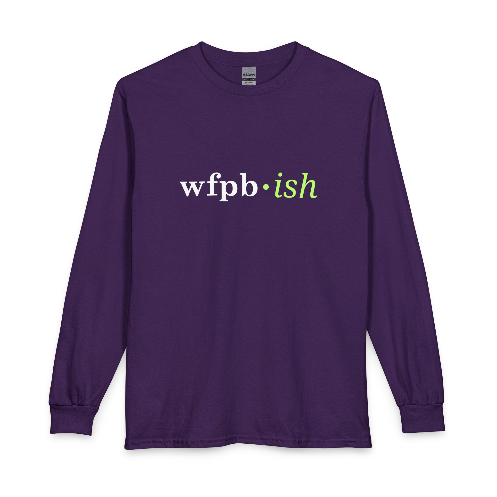 'wfpb·ish' Long Sleeve Tee – Plant-Based/WFPB Lifestyle Shirt - Image 29