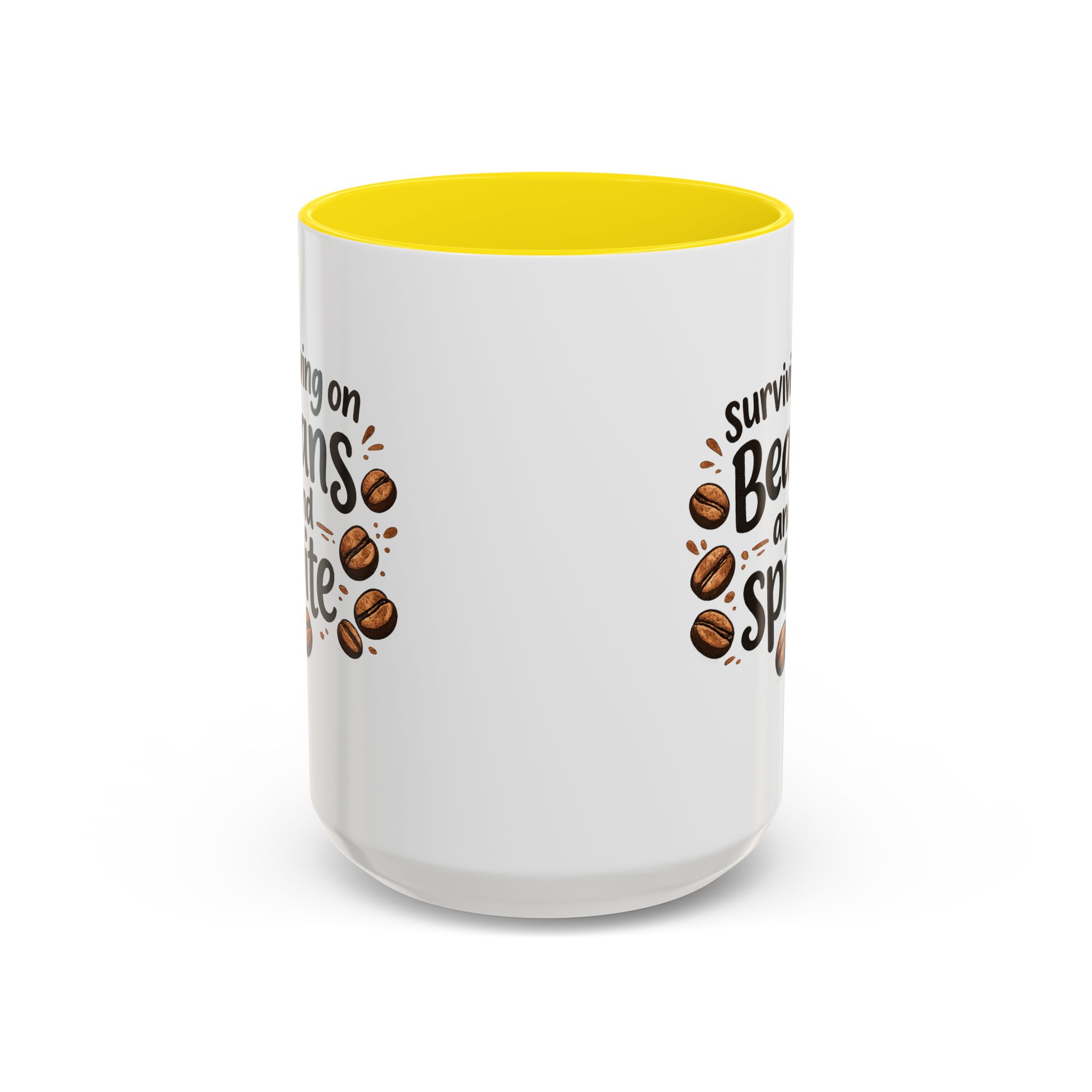 'Beans and Spite' Ceramic Coffee Cup (11/15oz) - Image 70
