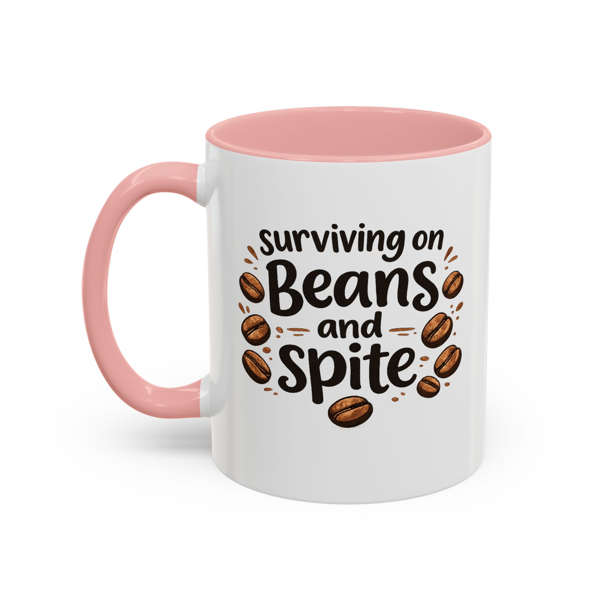 'Beans and Spite' Ceramic Coffee Cup (11/15oz) - Image 13