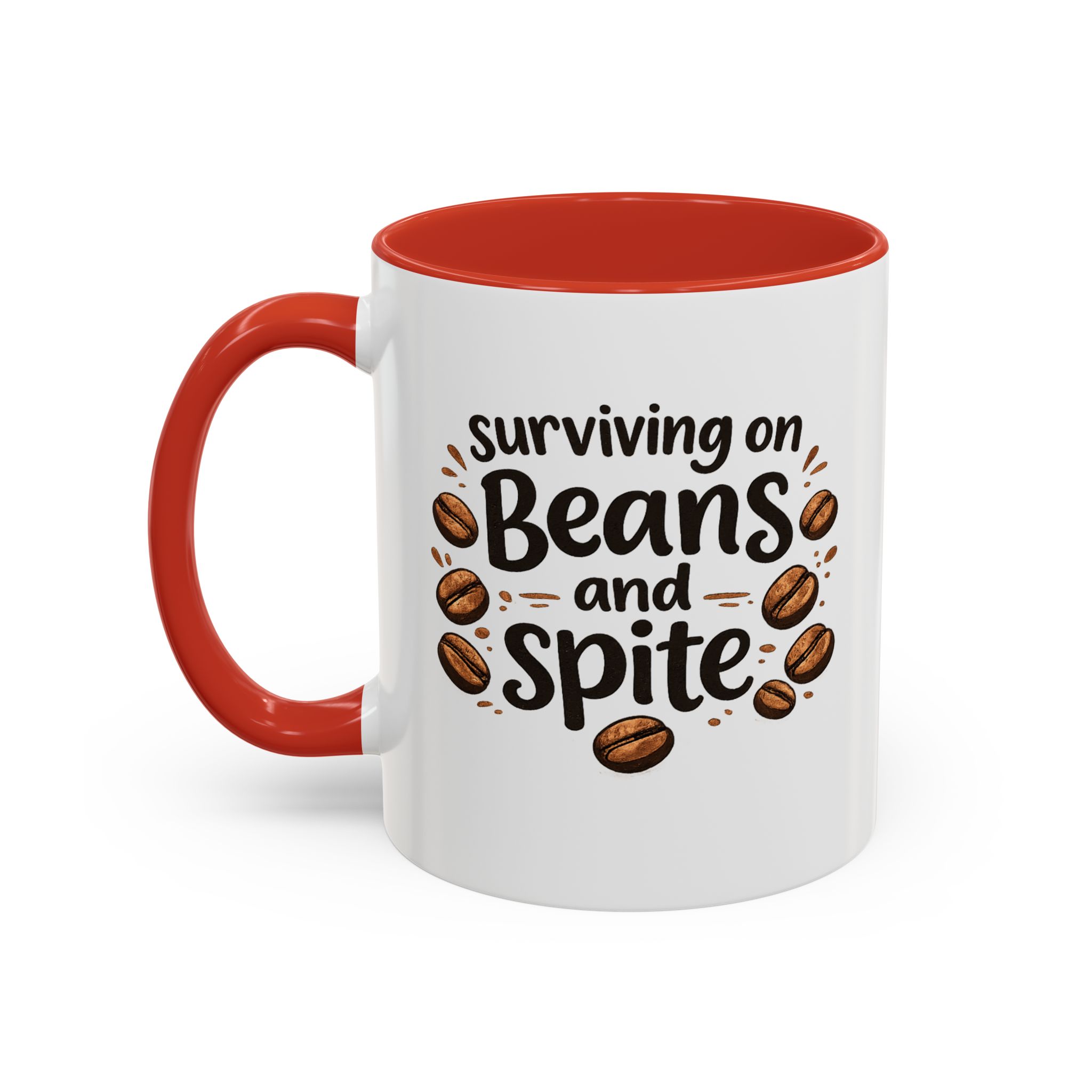 'Beans and Spite' Ceramic Coffee Cup (11/15oz) - Image 18