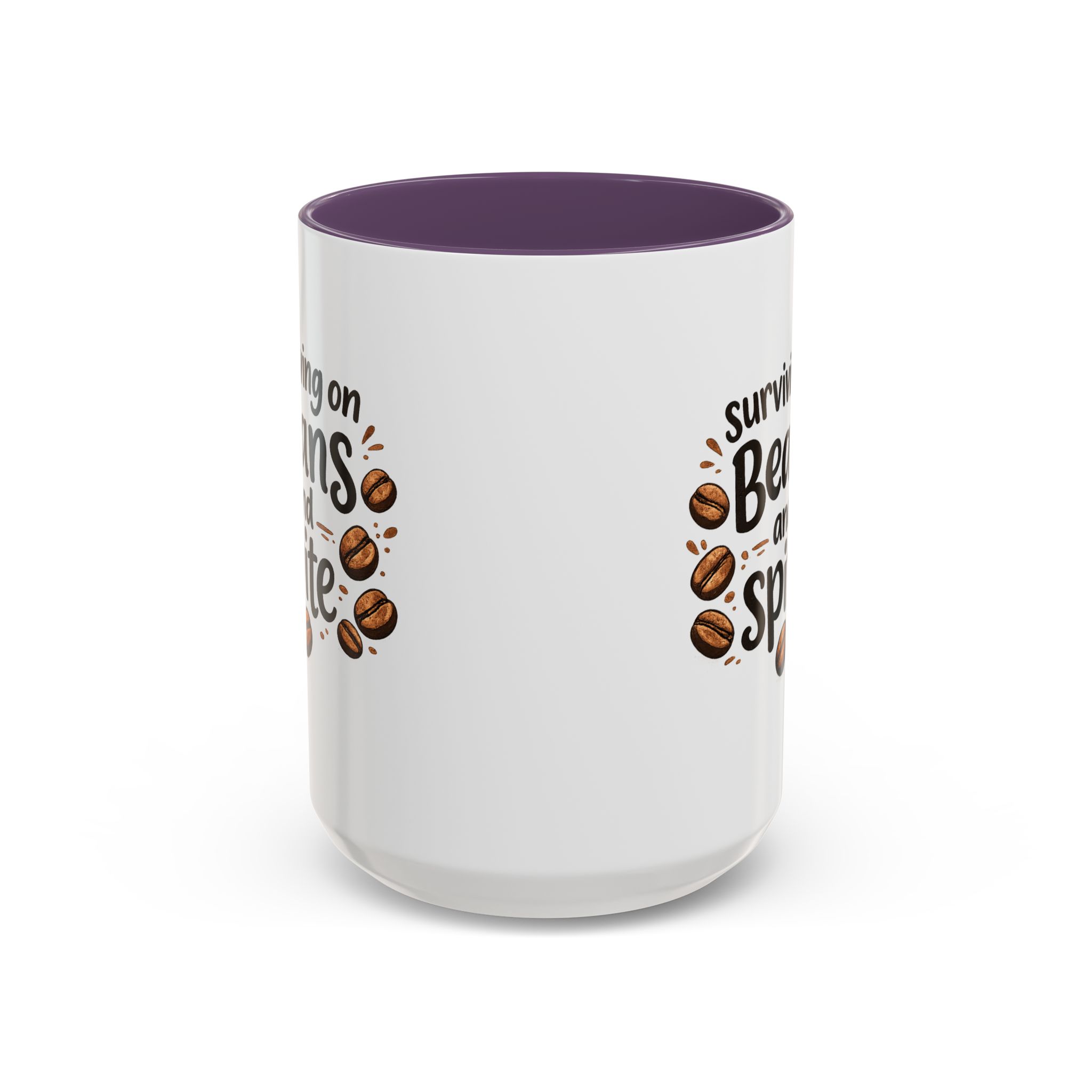 'Beans and Spite' Ceramic Coffee Cup (11/15oz) - Image 74
