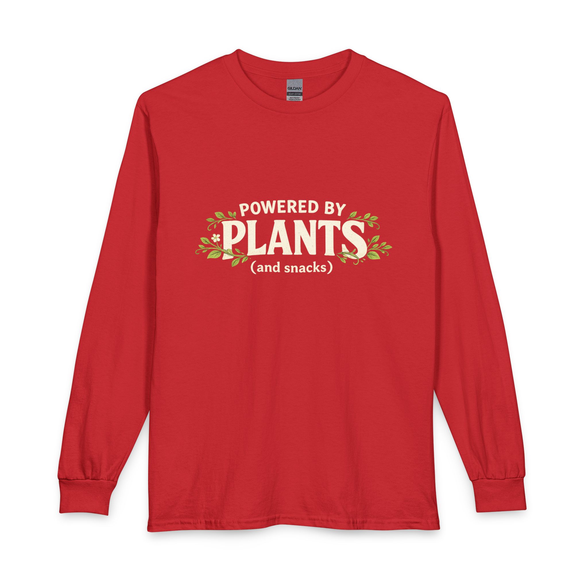Powered by Plants Long Sleeve Tee — Vegan Plant-Based Shirt - Image 33