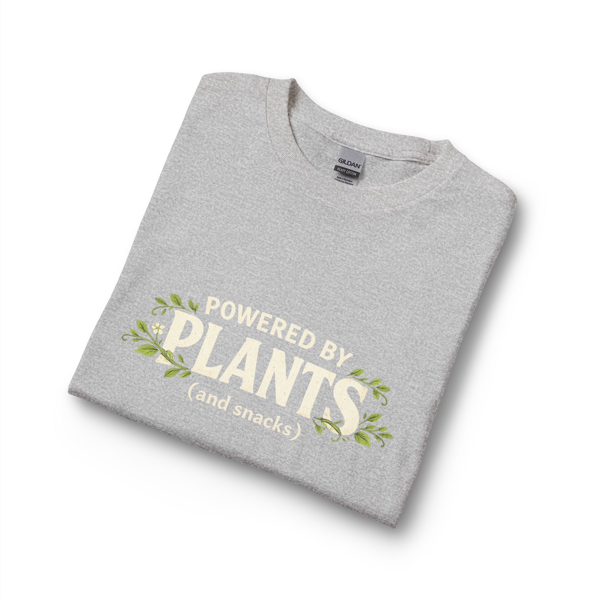 Powered by Plants Long Sleeve Tee — Vegan Plant-Based Shirt - Image 7