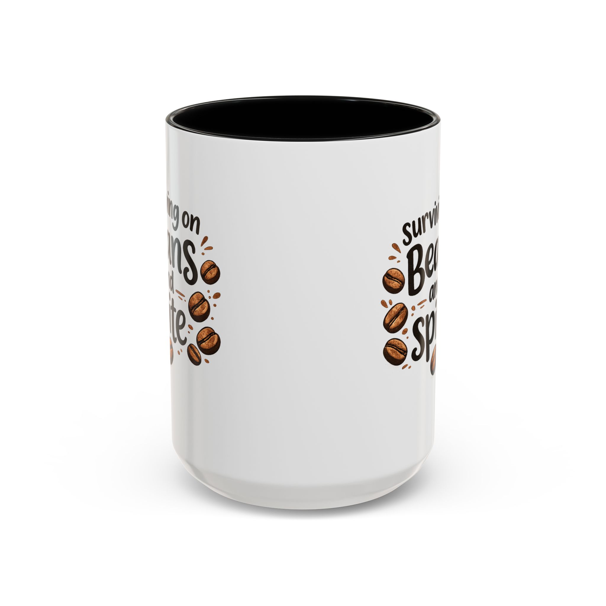 'Beans and Spite' Ceramic Coffee Cup (11/15oz) - Image 46