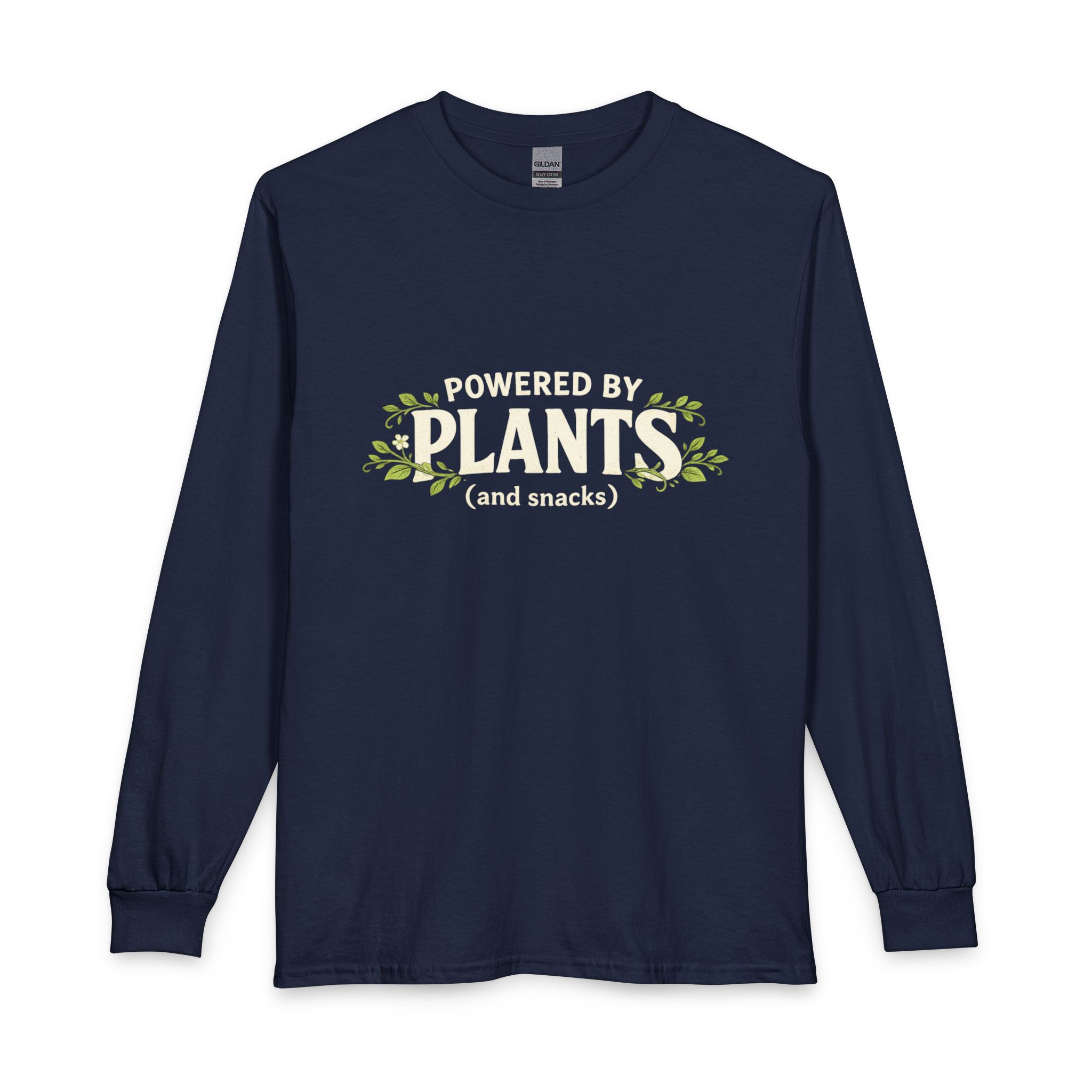 Powered by Plants Long Sleeve Tee — Vegan Plant-Based Shirt - Image 25