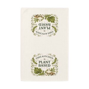 Plant Based Kitchen Towel — Waffle Weave Tea Towel