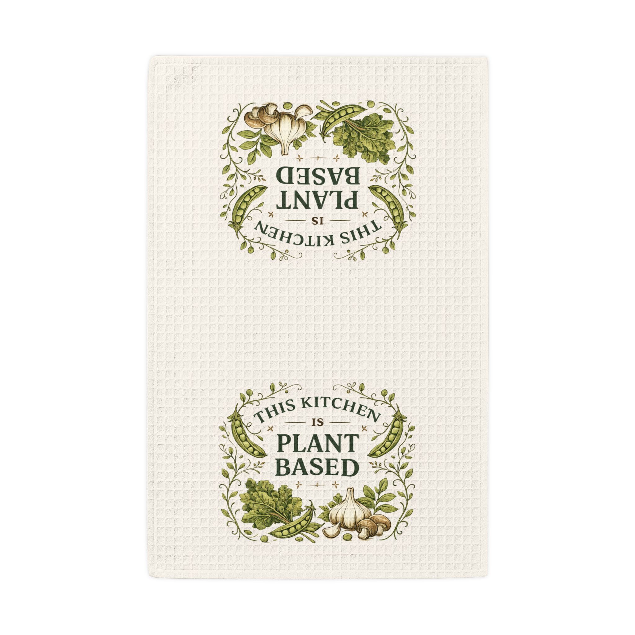 Plant Based Kitchen Towel — Waffle Weave Tea Towel